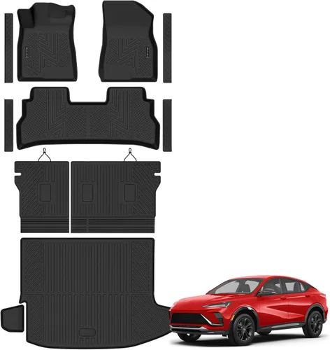 Miniatura 8 de Alfombrillas de suelo y revestimientos de carga para Toyota Camry 2012-2017 (Compatible con híbrido) Protección para todo tipo de clima Goma TPE