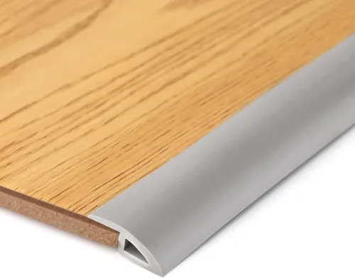 Miniatura 16 de BNELL Tira de molduras para bordes de alfombras y pisos, Tira de transición de piso autoadhesiva de PVC, Umbrales para puertas con una altura menor
