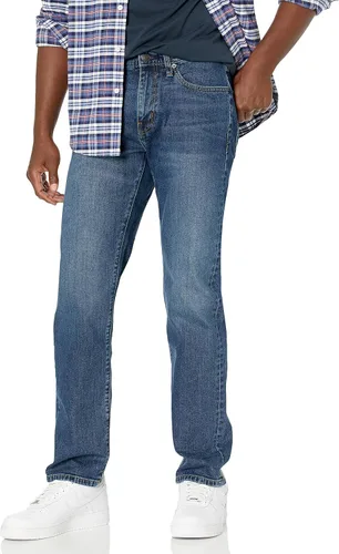 Miniatura 11 de Amazon Essentials - Pantalones vaqueros elásticos de corte recto para hombre