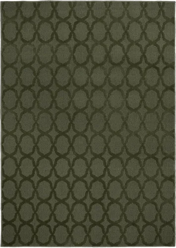 Miniatura 305 de Garland Rug Sparta - Alfombra antideslizante de polipropileno de 2 pies x 12 pies, color negro, ideal para salas de estar y pasillos, elegante