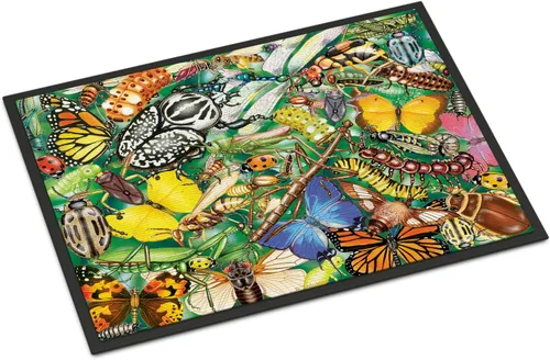 Miniatura 42 de Caroline's Treasures PRS4045MAT - Tapete para puerta delantera, 18 x 27 pulgadas, para interiores y exteriores, para entrada, antideslizante