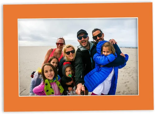 Miniatura 17 de 8.5x11 Mat for 11x14 Frame - Precut Mat Board Acid-Free Brown 8.5x11 Photo Matte Made to Fit a 11x14 Picture Frame, Premium Matboard for Family