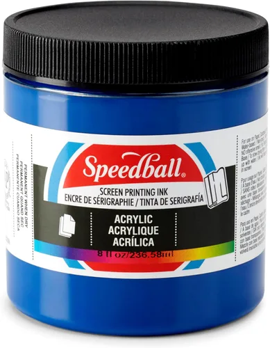 Miniatura 11 de Speedball, 4630, Tinta acrílica para impresión de pantalla, 8 fl oz. 237 ml, Violeta