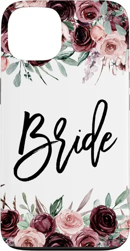 Funda floral para iPhone 13 Bride for Future Mrs Wedding Bridal Shower