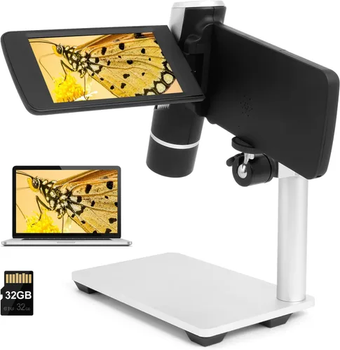 Miniatura 11 de Andonstar AD203S Microscopio Digital HDMI para Monedas con Errores con Soporte de Metal, Kit de Microscopio USB Portátil de Mano para Niños
