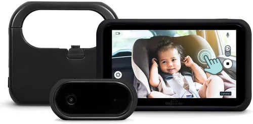 Tiny Traveler Monitor de bebé – Kit básico inalámbrico pequeño (TT002PBB) con banco de energía – Cámara inalámbrica para monitor de coche de bebé,