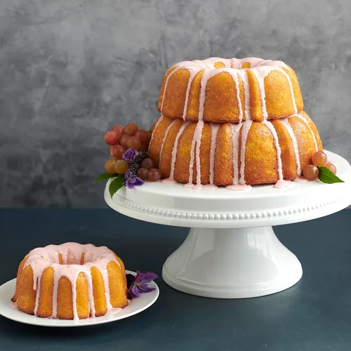 Miniatura 4 de Nordic Ware Bundt Moldeado, Juego de 3 Piezas Escalonado, Azul Crepúsculo