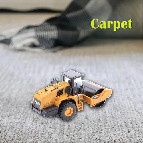 Miniatura 6 de Juguete de rodillo grande de metal a escala 1/60, juguete modelo de vehículos de construcción de metal, juguetes de coche de caja de arena al aire
