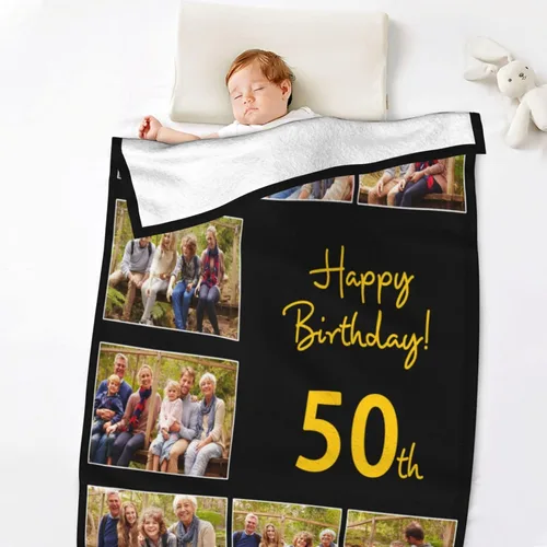 Miniatura 5 de JCETUNO Regalos personalizados de San Valentín para él y ella, mantas personalizadas con foto, mantas de fotos personalizadas, mantas de fotos