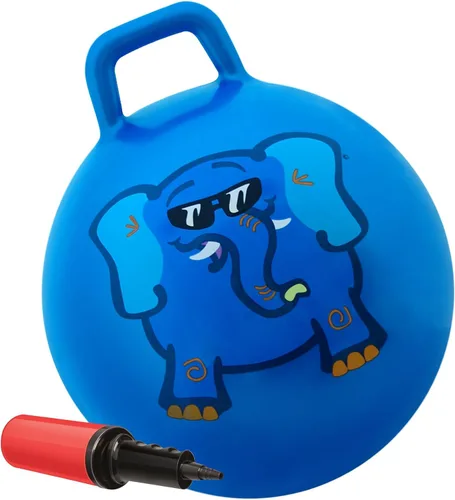 Miniatura 11 de WALIKI Pelota de Salto para Niños y Niñas de 3 a 6 años Bola de Saltar Hippity Hop Regalo de Cumpleaños Genial Azul 45,7 cm
