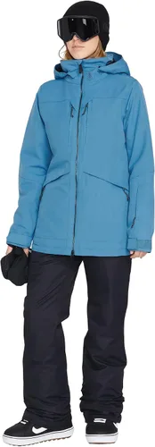 Miniatura 4 de Volcom Shelter 3D - Chaqueta con capucha para mujer, con aislamiento elástico, para snowboard, esquí, invierno