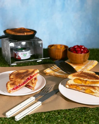 Miniatura 5 de Sterno Estufa de camping portátil plegable – Estufa de cocina al aire libre fácil de montar para camping, picnic, portón trasero y emergencias