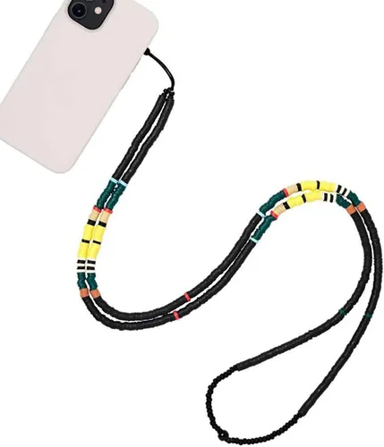 Miniatura 17 de Beaded Phone Charm Lanyard Strap Crossbody Fixed Beads Pearl Neck Chain