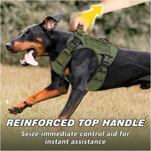 Miniatura 5 de AntiEscape Dog Harness for Large Breeds Padding Reflective Adjusting Chest Strap Pet Walking Gear for Outdoor Activity Dog Harness with Ergonomic