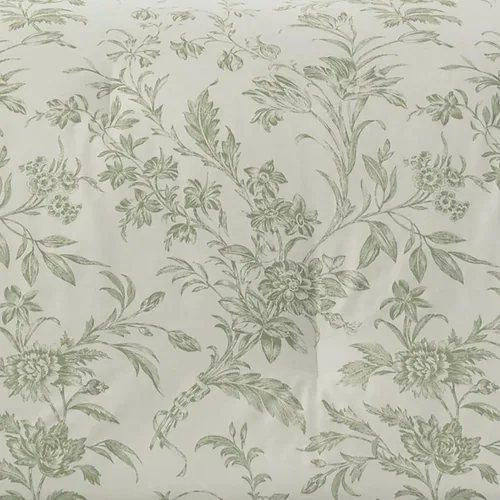 Miniatura 3 de Laura Ashley Home - Juego de funda de edredón Twin, ropa de cama de algodón reversible con funda de almohada a juego, decoración ligera
