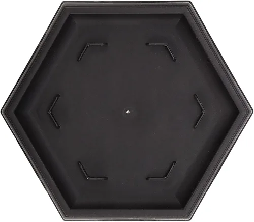 Miniatura 5 de Paquete de 5 Macetas para Bonsái, Macetas Hexagonales de Entrenamiento para Bonsái de Plástico con Malla Incorporada con Bandejas, Maceta