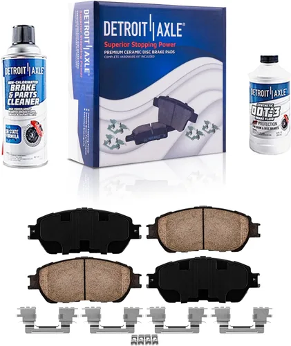 Miniatura 87 de Detroit Axle - Pastillas de freno traseras para Kia Sportage 2017-2022, Hyundai Tucson 2016-2021, pastillas de freno de cerámica 2018 2019 2020