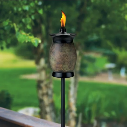 Miniatura 2 de Antorcha multiuso de travertino 4 en 1, de la marca Tiki, Tropical, Piedra