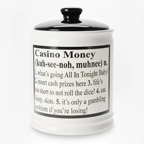 Tarro de dinero de casino, Alcancía de casino, Slots Casino Decoraciones de fiesta, Plato de caramelo de jugadores, Juegos de casino Regalos de mesa
