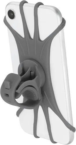 Miniatura 9 de PATIKIL Soporte de teléfono para bicicleta, rotación de 360°, de silicona, para teléfonos de 3 a 6.5 pulgadas, soporte de teléfono ajustable