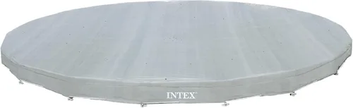 Miniatura 9 de CUBIERTA DE ALBERCA INTEX 28030E: Para piscinas de 10 pies con marco redondo de metal – Incluye cuerda de atado – Orificios de drenaje – Sobresalida