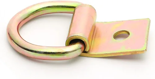 Miniatura 6 de 6 ganchos de anclaje de acero con anillo en D para sujeción, anillos de amarre resistentes de acero recubierto de zinc de 1/4 pulgadas para anclajes