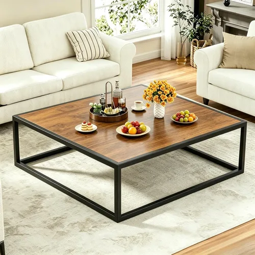 Miniatura 25 de Mesa de Centro, Mesas de Centro Pequeñas de 23.6", Mesas de Centro Redondas Negras para Sala de Estar, Mesa de Piso para Sentarse en el Suelo, Mesa