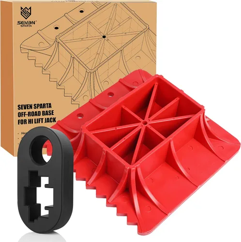 Miniatura 10 de Seven Sparta Soporte base todoterreno compatible con almohadilla de PP Hi Lift Jack para aliviar el hundimiento de elevación de Jack