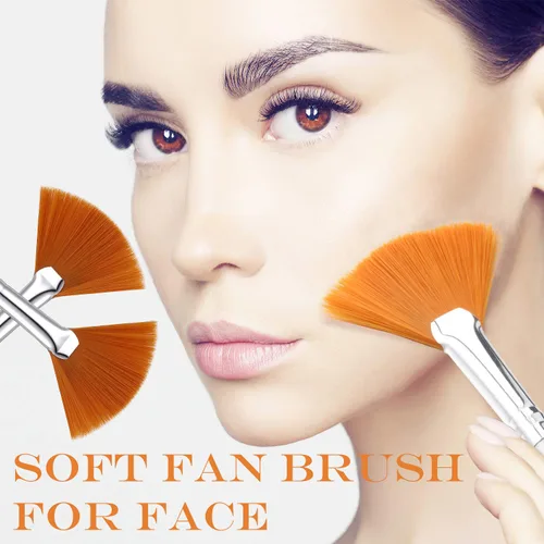 Miniatura 4 de 20 cepillos faciales para máscara de abanico facial, aplicador de ácido, brochas de maquillaje suaves, herramientas cosméticas para máscaras