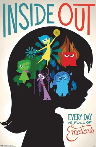 Miniatura 14 de Trends International Disney Pixar Inside Out - Póster de pared de emociones, 14.725 x 22.375 pulgadas, versión enmarcada de madera de granero
