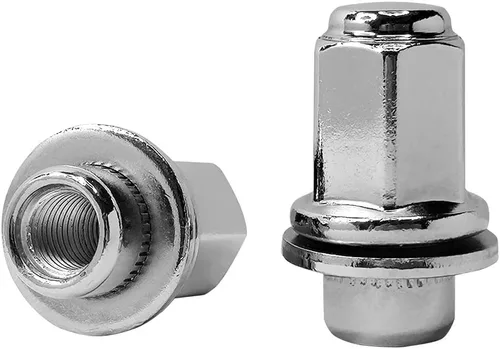 Miniatura 3 de Juego de tuercas de rueda cromadas M12x1.5 90942-01058 compatibles con Toyota Corolla Camry Celica 4Runner Matrix RAV4 Prius Sienna Yaris GS350
