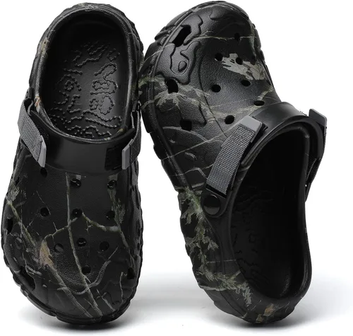 Miniatura 5 de YUKTOPA Zuecos para hombre, sandalias deportivas para exteriores, zapatos de jardín para adultos, zapatos de playa para agua, zapatos casuales