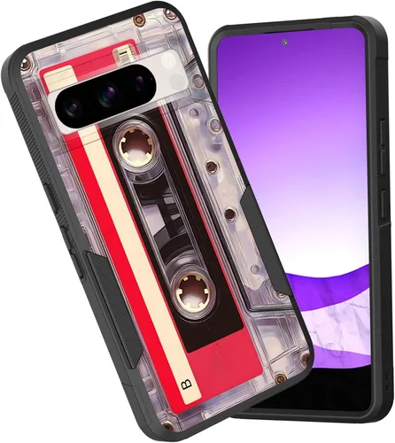 Miniatura 122 de Funda para Pixel 6A, funda híbrida de doble capa resistente a prueba de golpes de policarbonato duro de silicona suave TPU para Google Pixel 6A