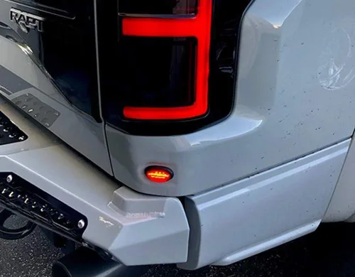 Miniatura 5 de iJDMTOY Kit de luces LED rojas con lente ahumada para debajo de la luz trasera trasera trasera compatible con Ford Raptor 2010-14, alimentado por