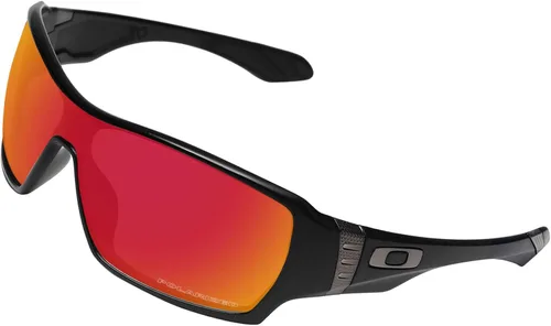 Miniatura 2 de 2.0mm Thick Polarized Lens Replacement for Oakley Offshoot OO9190 Sunglasses - Fire Red Polarized Lenses Mirror Coating