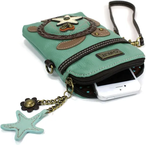 Miniatura 7 de Chala - Bolsa cruzada de piel sintética multicolor con correa ajustable para teléfono celular