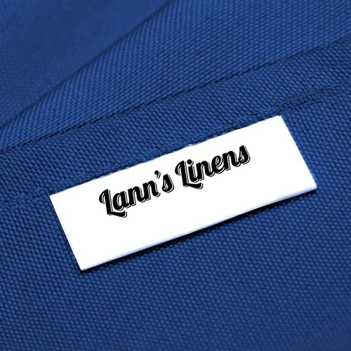 Miniatura 5 de Lann's Linens - Mantel rectangular de tela de poliéster de primera calidad para bodas, banquetes y restaurantes, Poliéster, Azul Royal Azul real
