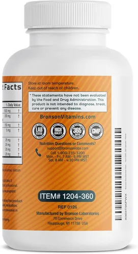 Miniatura 7 de Bronson Glucosamina Condroitina Cúrcuma y MSM Fórmula Avanzada para Articulaciones y Cartílago, Apoya Articulaciones Saludables, Movilidad