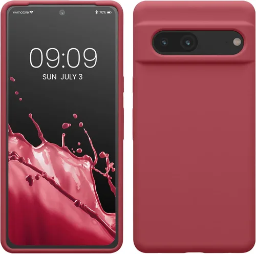 Miniatura 11 de kwmobile Funda compatible con Google Pixel 7 - Funda de silicona TPU con acabado suave - Piedra antigua