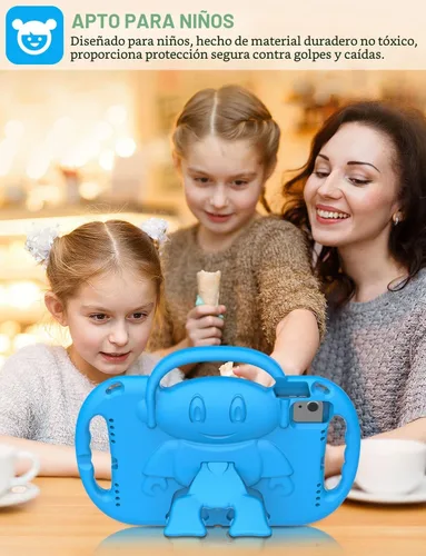 Miniatura 3 de Funda SUPLIK para niños para el nuevo iPad de 11ª generación (A16) de 11 pulgadas 2025 y 10ª generación de 10.9" 2022 y Air 11" 2025/2024 y Air Azul