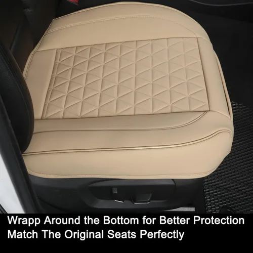 Miniatura 7 de Black Panther 1 par de fundas protectoras de lujo para asientos delanteros, cojines protectores para el fondo del asiento, antideslizantes