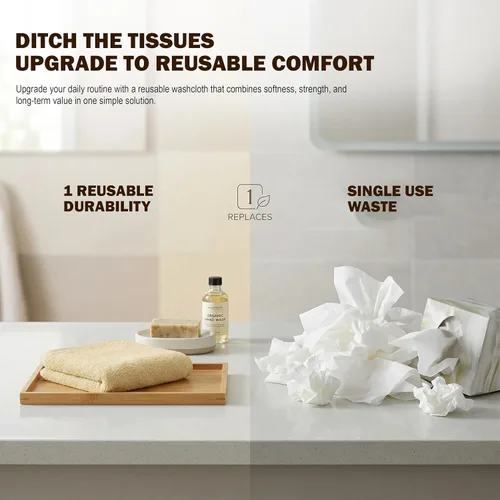 Miniatura 8 de Utopia Towels Juego de 12 paños de algodón – 100% algodón hilado en anillo, paños de franela de alta calidad, altamente absorbentes y suaves al