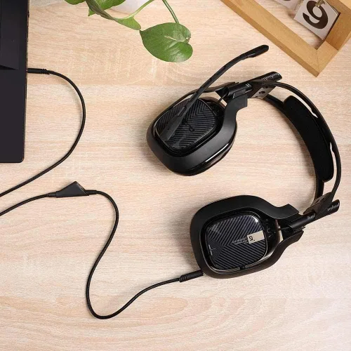 Miniatura 6 de Cable de repuesto para Astro A40TR con función de silencio en línea, cable de audio para juegos con función de silencio compatible con auriculares