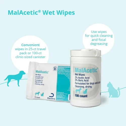Miniatura 6 de MalAcetic Toallitas húmedas para perros y gatos, 25