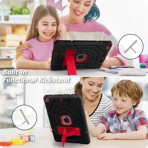 Miniatura 5 de Grifobes - Funda para iPad de 9.ª generación, para iPad de 8.ª/7.ª generación 2021/2020/2019, funda protectora resistente de 10.2" con soporte