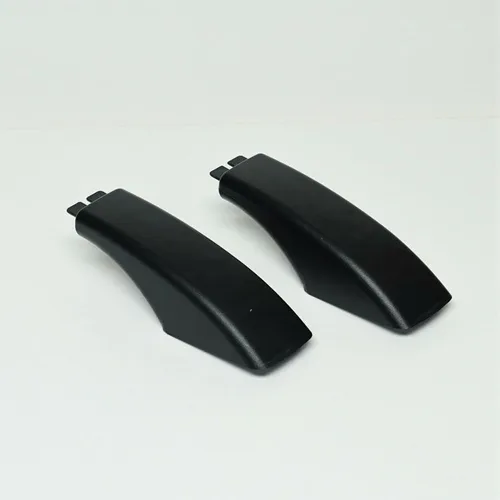 Choice WB07X10034 - Paquete de 2 piezas de repuesto para manija de puerta de horno GE Range, tapa de extremo negra