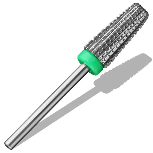 Brocas de uñas 5 en 1, brocas profesionales de carburo de tungsteno de 3/32 pulgadas, adecuadas para manicura, pedicura, cutícula, esmalte de gel,