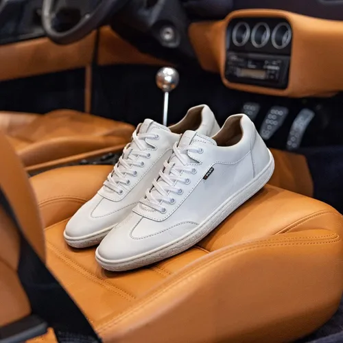 Miniatura 38 de Piloti Zapatos de conducción para hombre, zapatos deportivos de gamuza italiana Shift para hombre