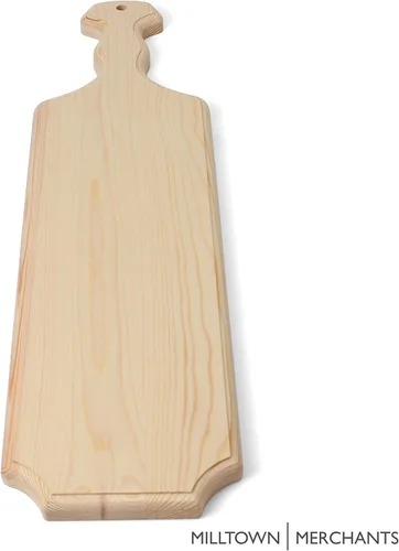 Miniatura 4 de Milltown Merchants Pádel griego oficial - Paleta de madera maciza de pino macizo de 22" para fraternidad/hermandad de mujeres - 1 paleta