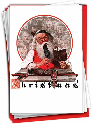 Miniatura 12 de The Best Card Company Paquete de 12 tarjetas de felicitación de Navidad con sobres, vacaciones de humor para hombres y mujeres